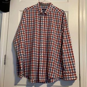 Men’s button up shirt.